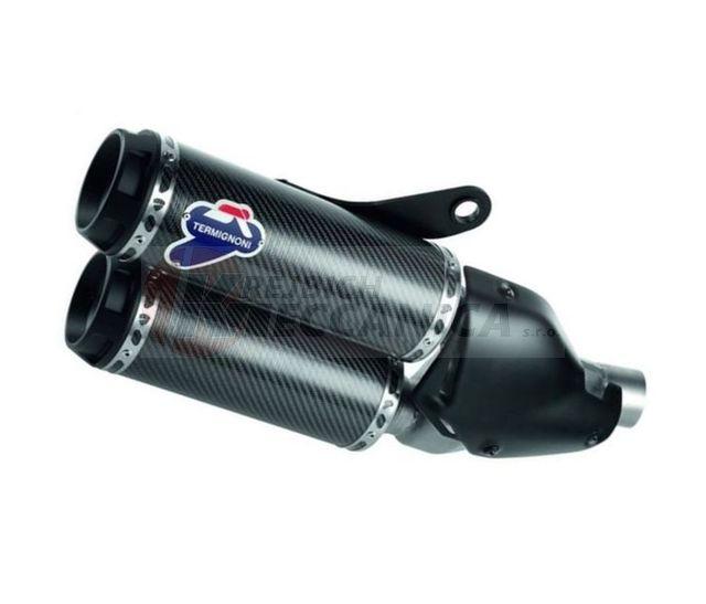 003CO - TERMIGNONI HOMOLOGATION CARBON SILENCERS for DUCATI MONSTER 1200 14-16