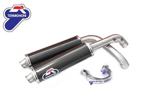 042CR - TERMIGNONI RACING CARBON SILENCERS for DUCATI 748/916/996/998