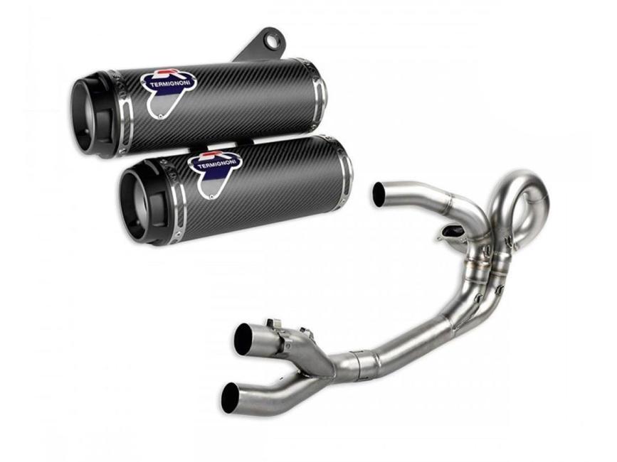 043CR - TERMIGNONI CARBON RACING FULL SYSTEM for DUCATI MONSTER 1200 2017-2021