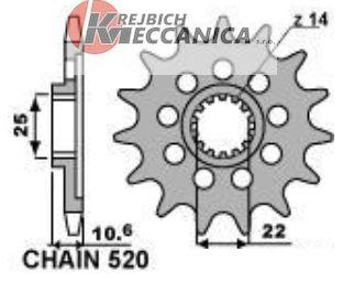 CHAIN PINION (Alternative part)