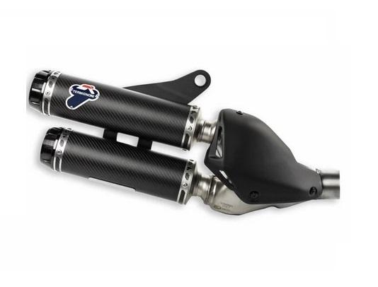 018CO - HOMOLOGATION TERMIGNONI CARBON SILENCERS for DUCATI MONSTER 821