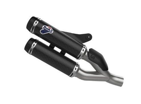 180CR - TERMIGNONI CARBON RACING SILENCERS for DUCATI MONSTER 821 2017-2021