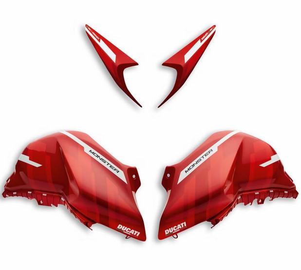 Doplňkové kapotáže GP RED DUCATI MONSTER 937