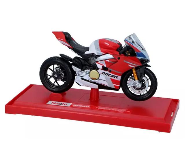 Model motocyklu Ducati Panigale V4S- DIE CAST MODEL PANIGALE V4 S CORSE 1:18