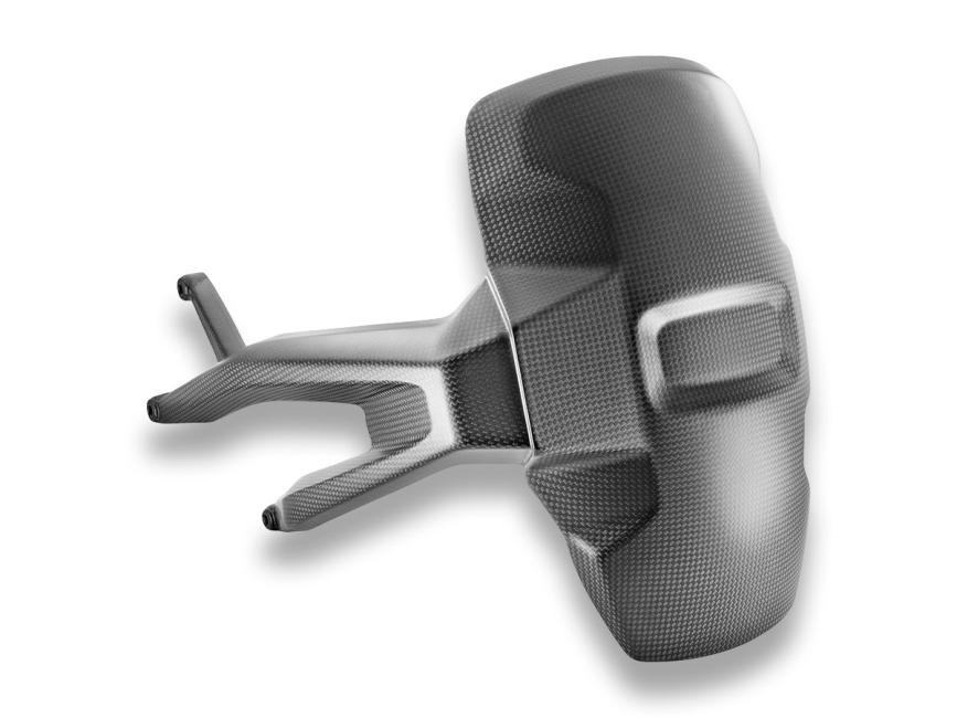 CRB177O - BMW R1300GS MATT CARBON REAR HUGGER