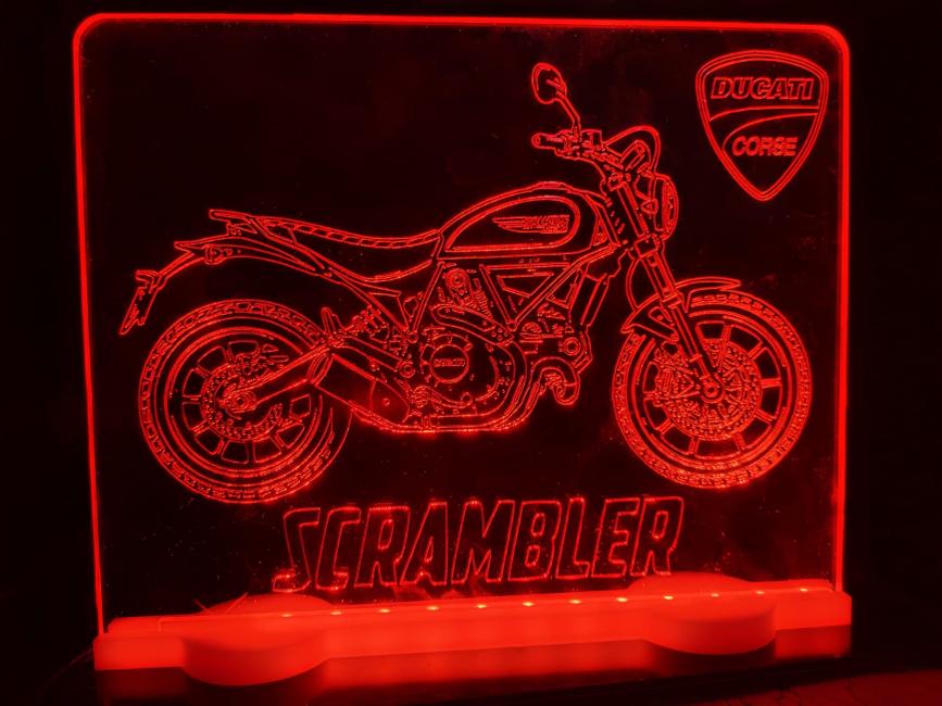 DEKORACE LED OSVĚTLENÍ- Ducati SCRAMBLER