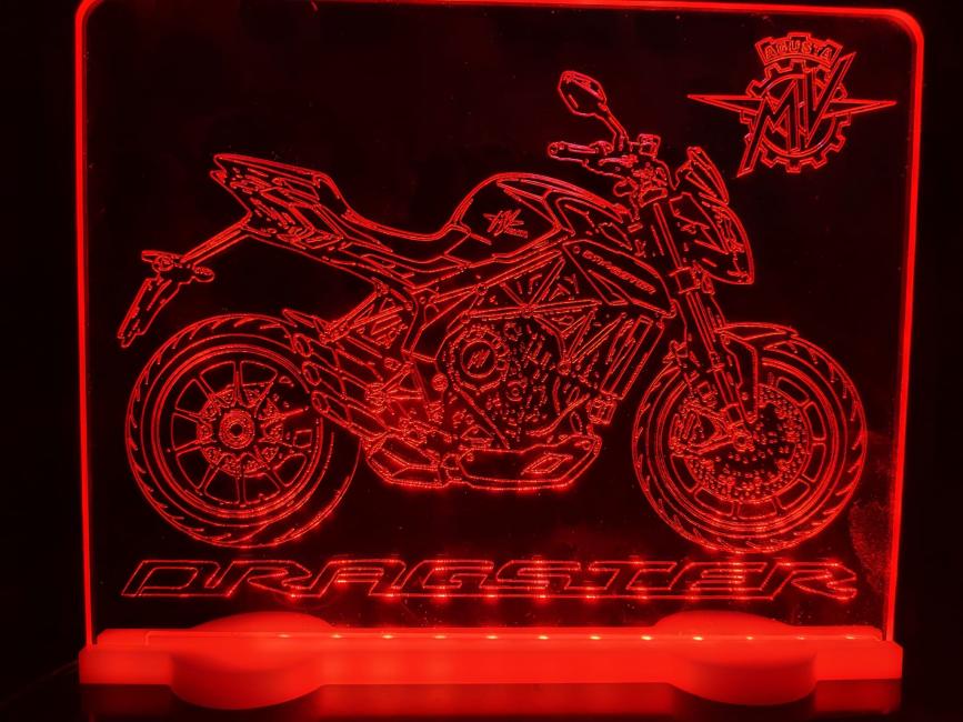 DEKORACE LED OSVĚTLENÍ- MV AGUSTA DRAGSTER