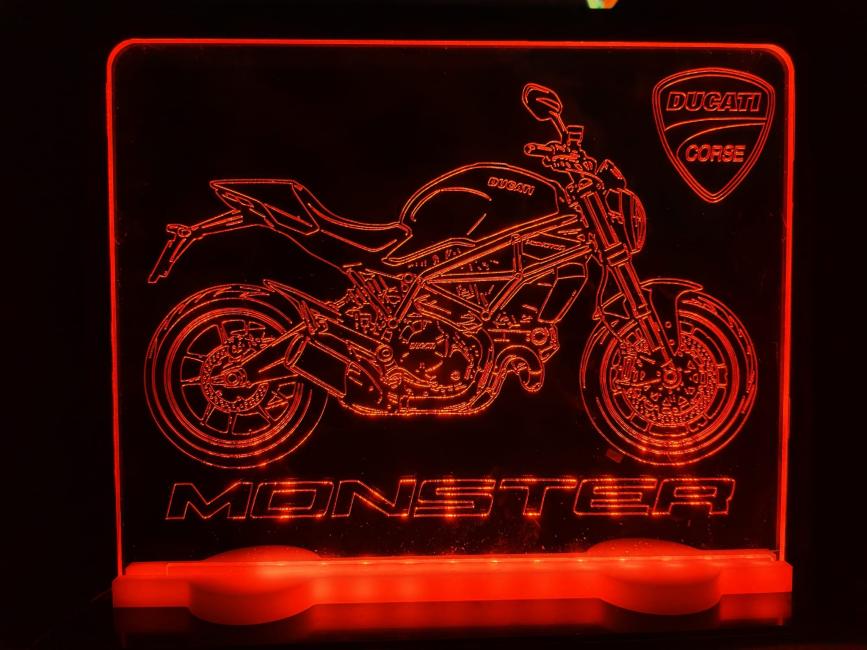 DEKORACE LED OSVĚTLENÍ- Ducati MONSTER