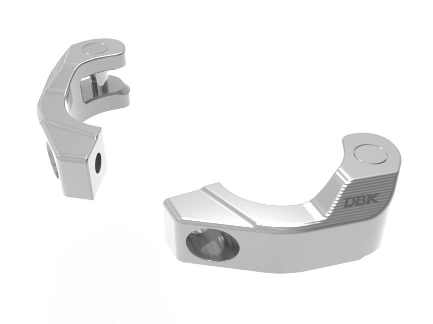 MPSS01 - PANIGALE V2 MY 2025 CLAMPS FOR MOUNTING RACING HALF-HANDLEBARS