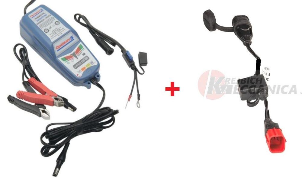 Nabíječka pro motocykly OPTIMATE 5 + kabel Ducati EURO 5