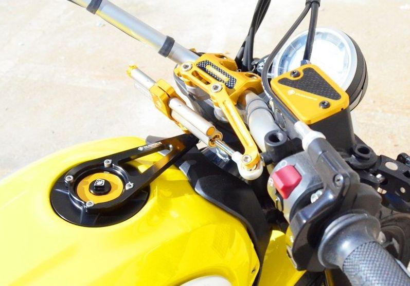 SAS08 - KIT MOUNT STEERING DAMPER for Ducati SCRAMBLER 800 2015-2022