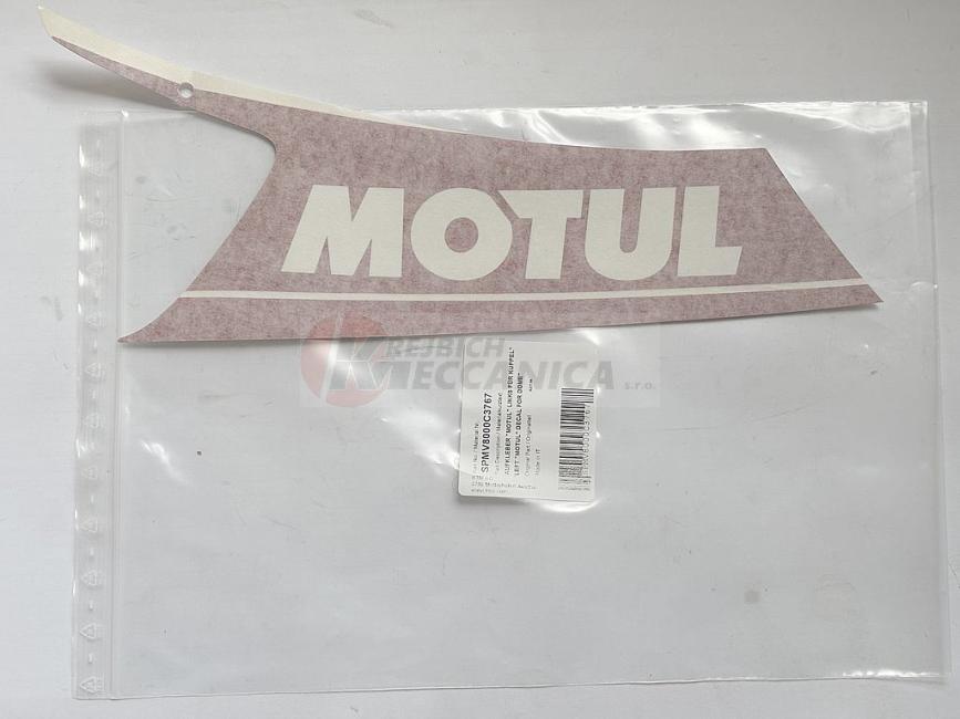 'LEFT "MOTUL" DECAL FOR DOME"