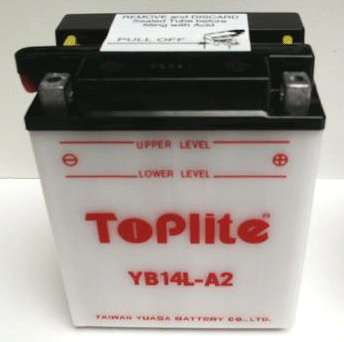 BATTERY TOPLITE/YUASHA YB14L-A2