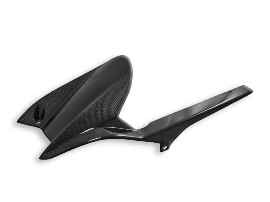 CRB89L - TRIUMPH STREET TRIPLE GLOSSY CARBON REAR HUGGER