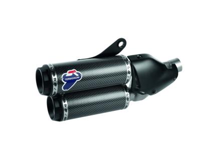 003CO - PAIR OF APPROVED CARBON SILENCERS TERMIGNONI DUCATI MONSTER 1200