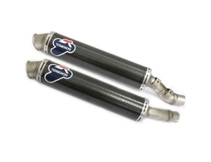 032CR - TERMIGNONI HOMOLOGATION CARBON SILENCERS for  DUCATI MONSTER S2R 800-1000, S4R