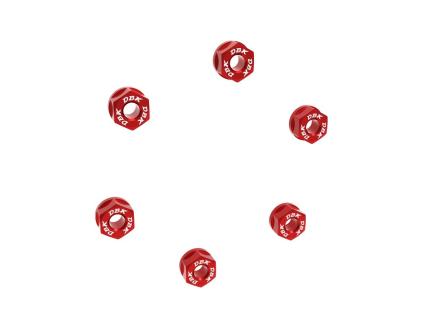 6DSB04 - NUTS SET REAR SPROCKET CARRIER M8x1.25