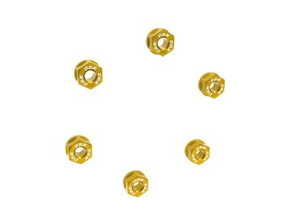 6DSB04 - NUTS SET REAR SPROCKET CARRIER M8x1.25