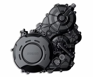SPLIT CLUTCH COVER SET BLACK for Ducati DIAVEL V4