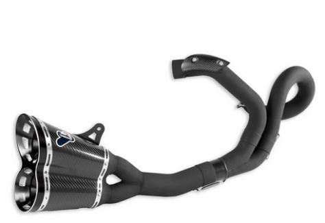 010CRB - TERMIGNONI RACING EXHAUST SYSTEM CARBON-INOX BLACK for  DUCATI DIAVEL
