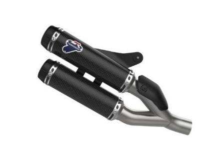 180CR - TERMIGNONI CARBON RACING SILENCERS for DUCATI MONSTER 821 2017-2021