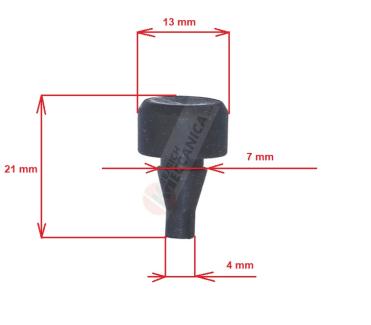 Vymezovací guma pro TOP CASE MULTISTRADA 1200
