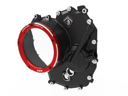 CCDV18 - DUCATI V2 CLEAR CLUTCH COVER