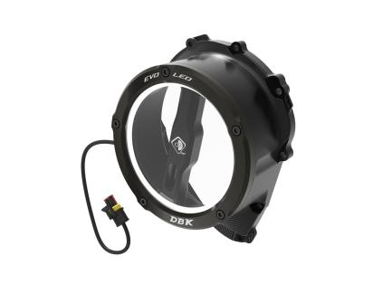 CCDVL19 - TRIUMPH 765 CLEAR CLUTCH COVER LED OIL BATH 3D-EVO