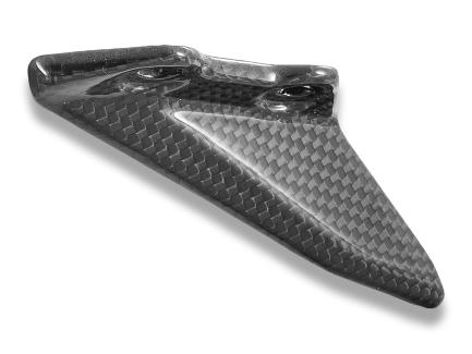 CRB220L - GLOSSY CARBON CHAIN GUARD LOWER for Ducati PANIGALE / STREETFIGHTER V4 2025->