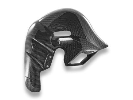 CRB230L - GLOSSY CARBON EXHAUST COVER for Ducati PANIGALE V4 2025->