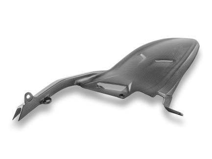 CRB238O - CARBON MATT REAR HUGGER for Ducati MULTISTRADA V2 2025->