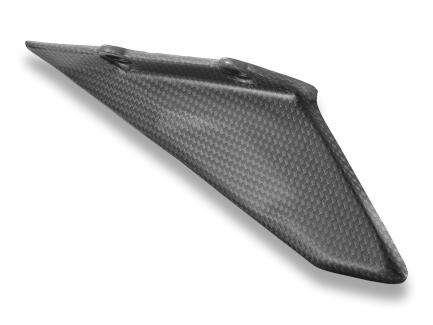 CRB243O - CHAIN GUARD FIN MATT CARBON for Ducati MULTISTRADA V2 2025->