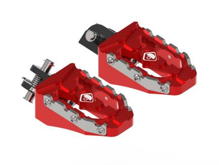 PPDV10 - DUCATI ADJUSTABLE OFF-ROAD PILOT PEDALS KIT (Ø6mm PIN)