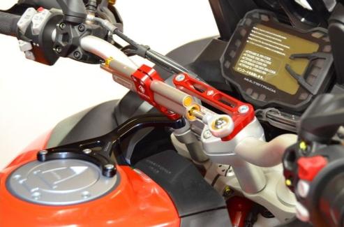 SAS10 - KIT MOUNT STEERING DAMPER for Ducati MULTISTRADA 950, 1200, 1260, V2 2015-2024