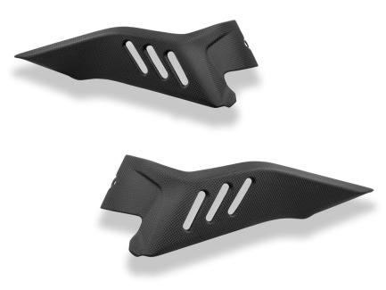 CRB71O - DIAVEL V4 MATT CARBON TANK SIDES