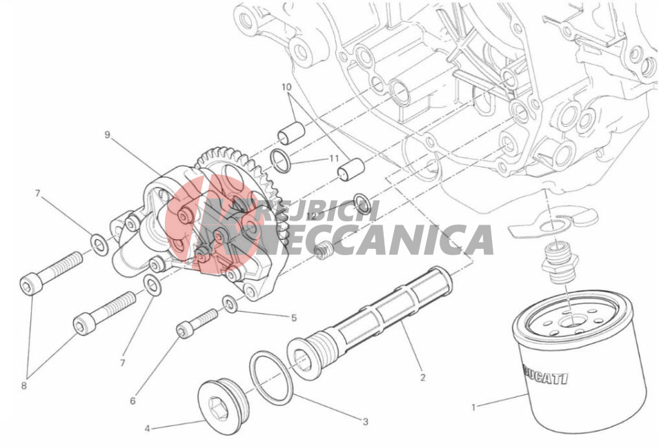 FILTERS AND OIL PUMP