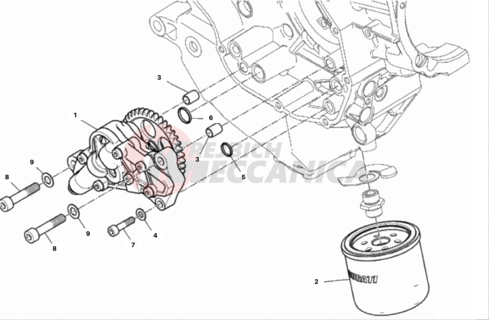 FILTERS AND OIL PUMP
