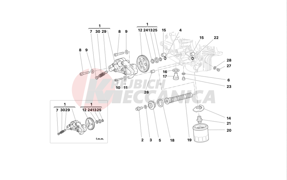 FILTERS AND OIL PUMP