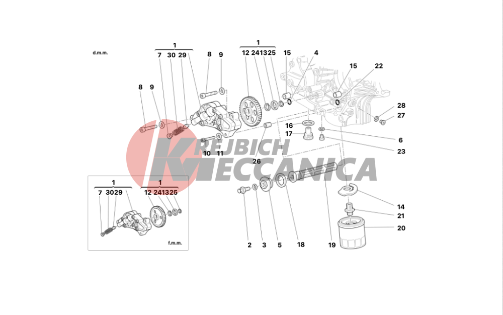 FILTERS AND OIL PUMP