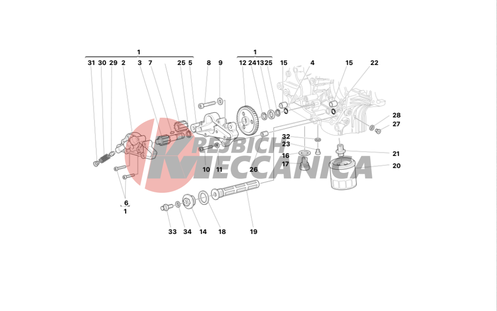FILTERS AND OIL PUMP