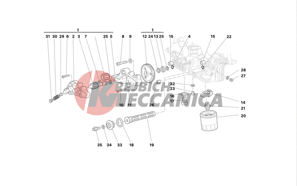 FILTERS AND OIL PUMP