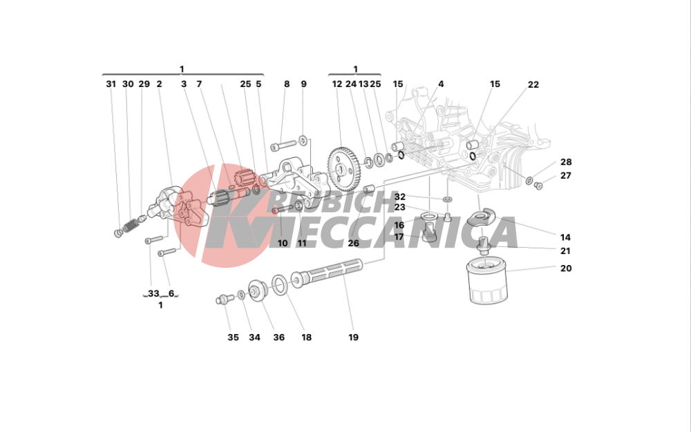 FILTERS AND OIL PUMP