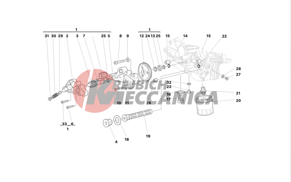 FILTERS AND OIL PUMP