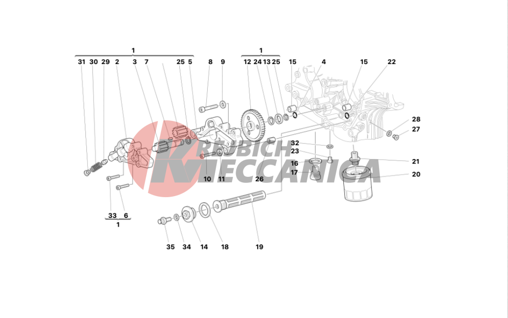 FILTERS AND OIL PUMP