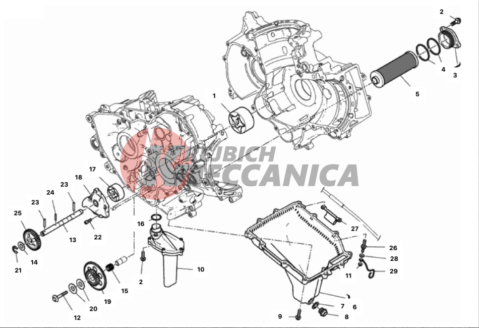 FILTERS AND OIL PUMP