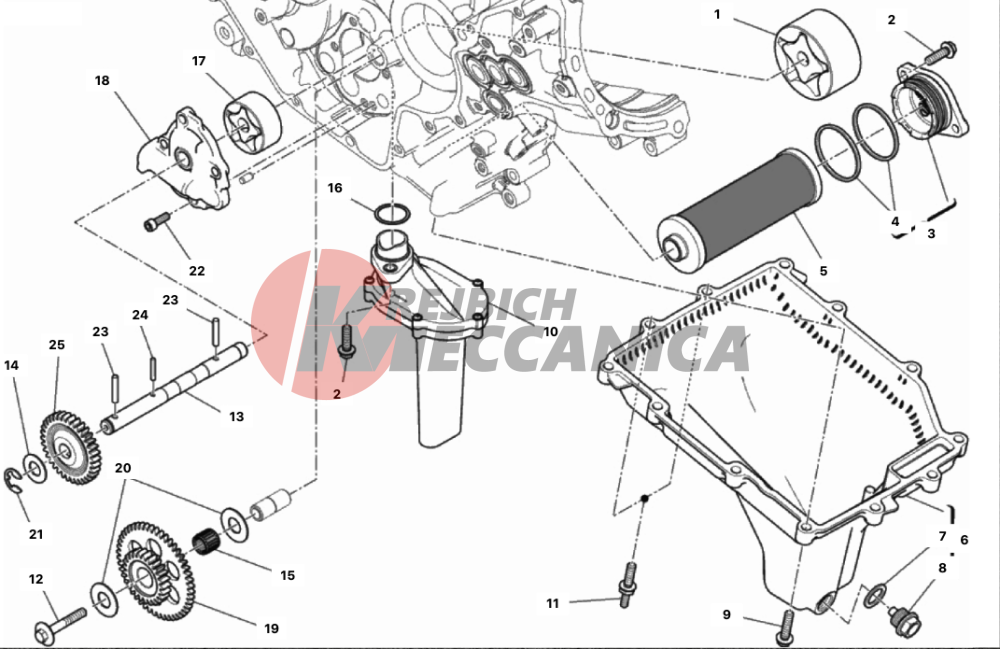 FILTERS AND OIL PUMP