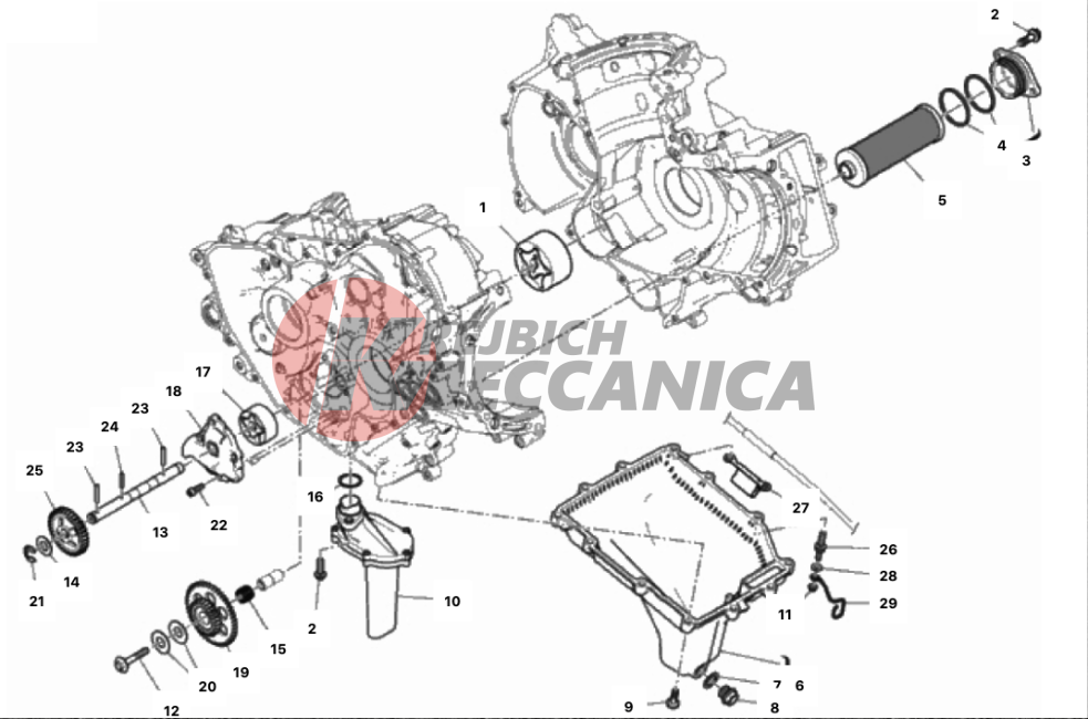 FILTERS AND OIL PUMP