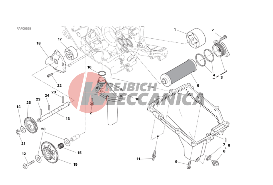 FILTERS AND OIL PUMP