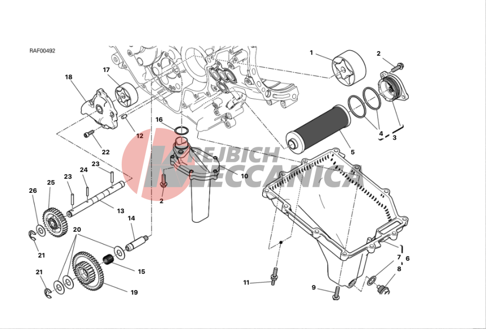 FILTERS AND OIL PUMP