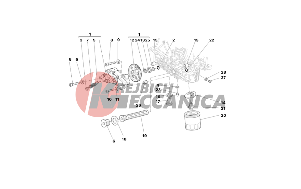 FILTERS AND OIL PUMP